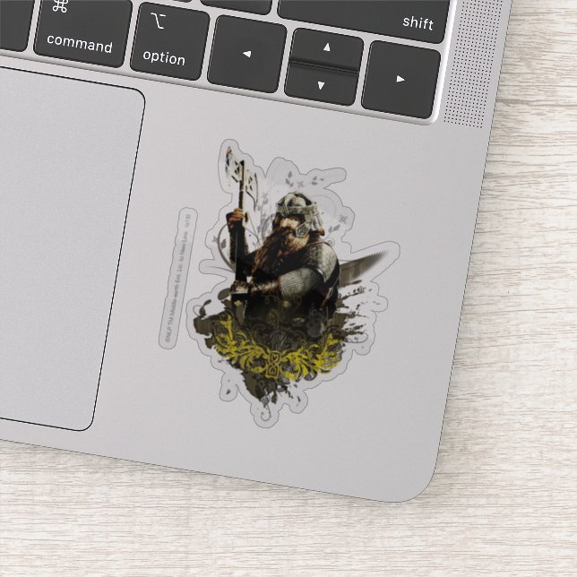 GIMLI™ With Ax Collage Sticker (Detail)