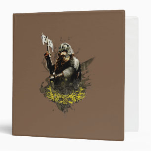 GIMLI™ With Ax Vector Collage 3 Ring Binder