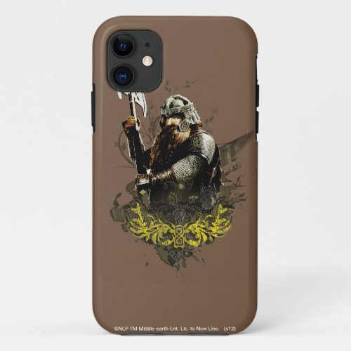 GIMLI With Ax Vector Collage iPhone 11 Case