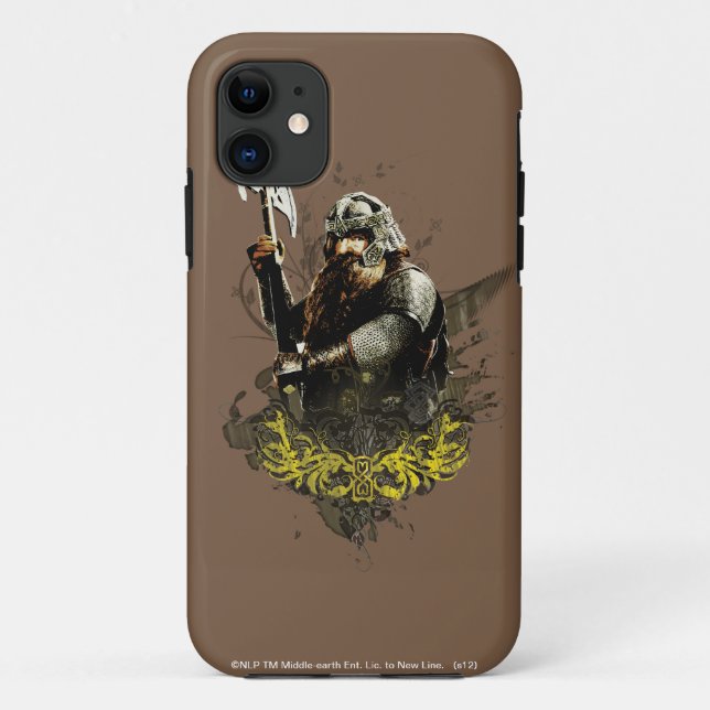 GIMLI™ With Ax Vector Collage Case-Mate iPhone Case (Back)