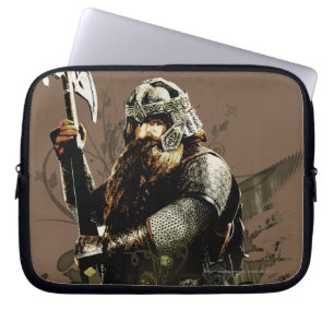GIMLI™ With Ax Vector Collage Laptop Sleeve