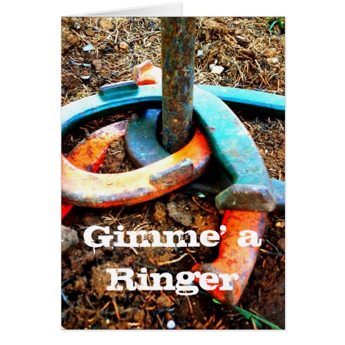 Gimme a Ringer Horseshoe Pitching Gifts