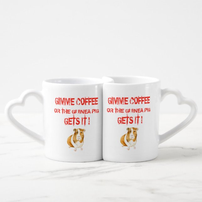 Gimme Coffee! Coffee Mug Set (Front Nesting)