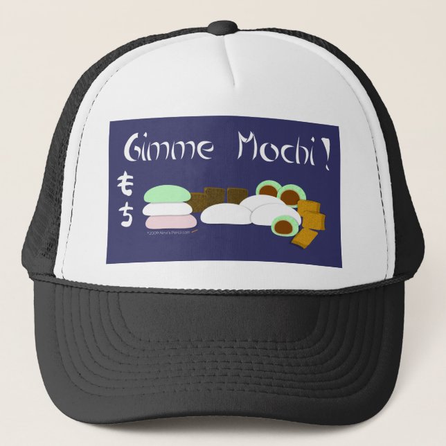 Gimme Mochi Sticky Rice Cake Trucker Hat (Front)