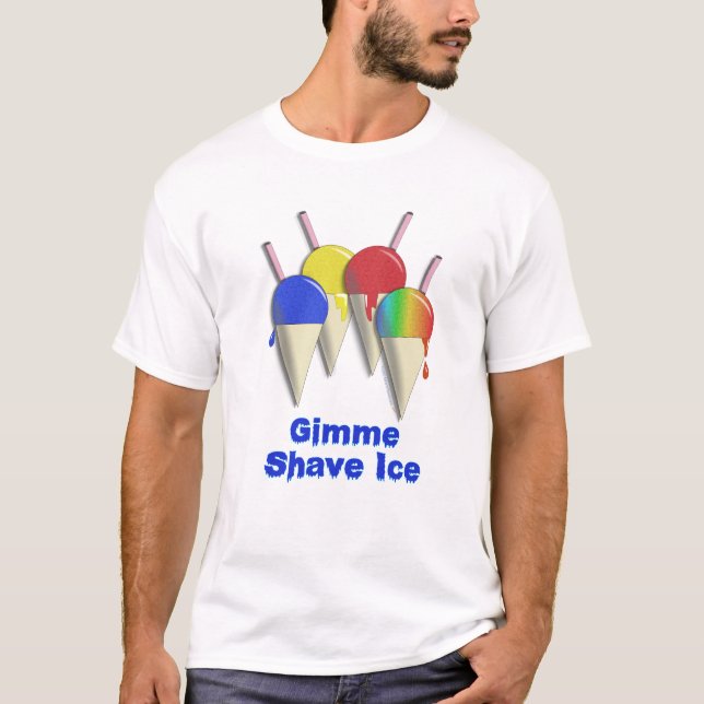 Gimme Shave Ice Hawaiian Shaved Ice Shirt (Front)