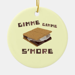 Gimme S'more Ceramic Ornament