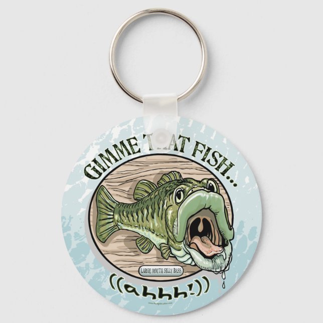 Gimme That Fish, Ahhh Gift Ideas Keychain (Front)