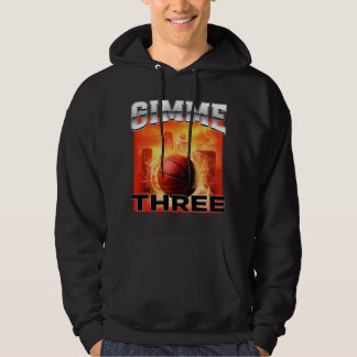 "GIMME THREE" apparel Hoodie