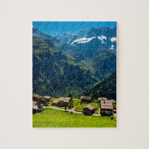 Gimmelwald In Swiss Alps - Switzerland Jigsaw Puzzle