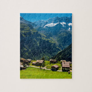 Gimmelwald In Swiss Alps - Switzerland Jigsaw Puzzle