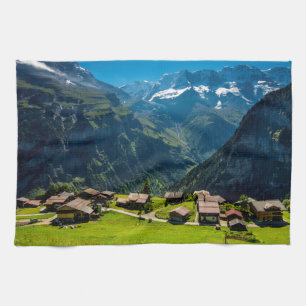 Gimmelwald In Swiss Alps - Switzerland Towel