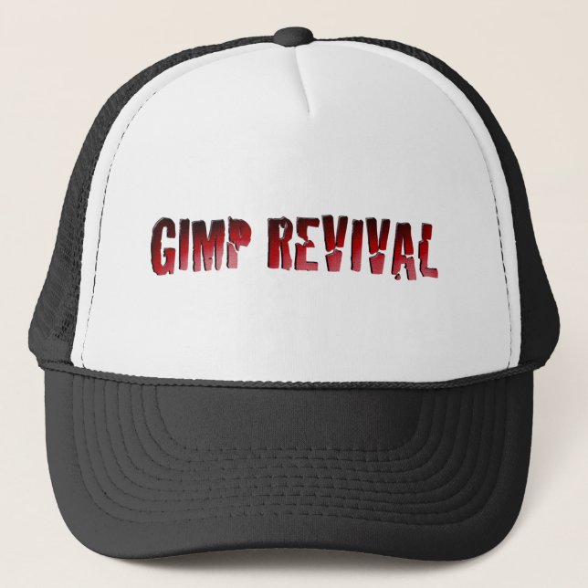 Gimp Revival Logo Trucker Hat (Front)