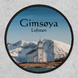 Gimsoy Church Lofoten Norway Patch