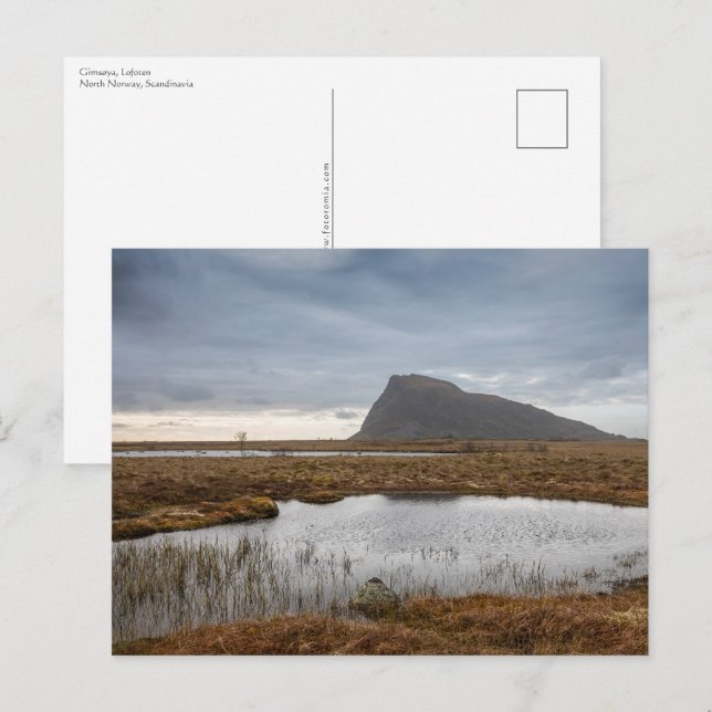 Gimsoy Lofoten Norway Postcard (Front/Back)