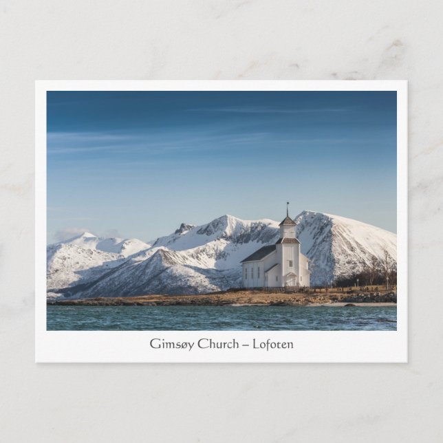Gimsoya Lofoten Postcard (Front)