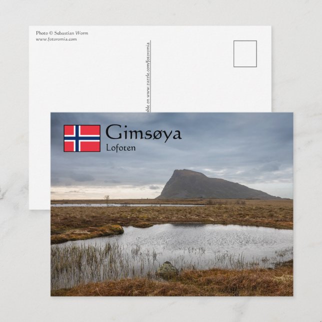Gimsoya Lofoten Postcard (Front/Back)