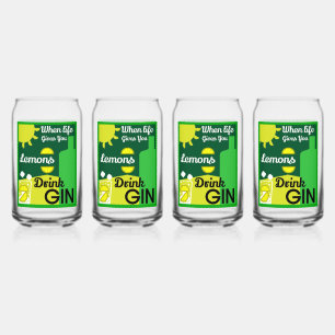 Gin And Tonic Can Glass