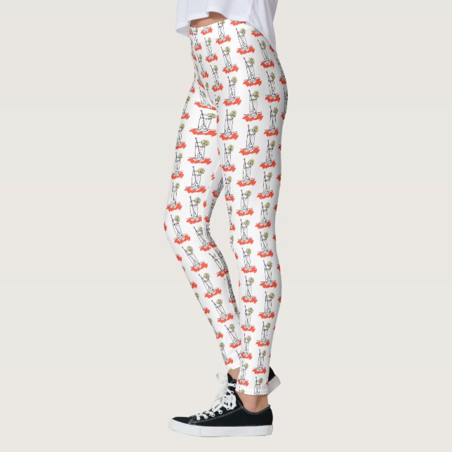 Gin and Tonic Tumbler Leggings (Left)