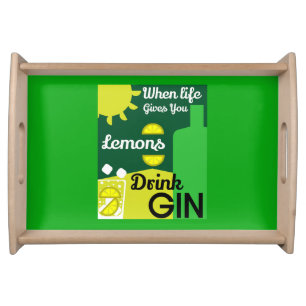 Gin Drinkers Love Gin Home Decor Bars Servin Serving Tray