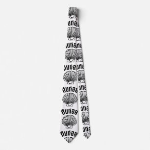 Gin Hoi (Thai Humor Pun Wordplay) Neck Tie