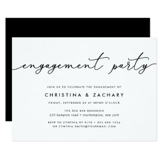 Gin Lane | Engagement Party Invitation