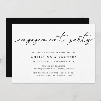 50 BLACK AND WHITE ANY COLOR INVITATIONS MANY DESIGNS CUSTOM PERSONALIZED 4 U 