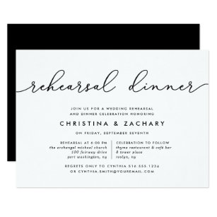 rehearsal dinner invitations zazzle