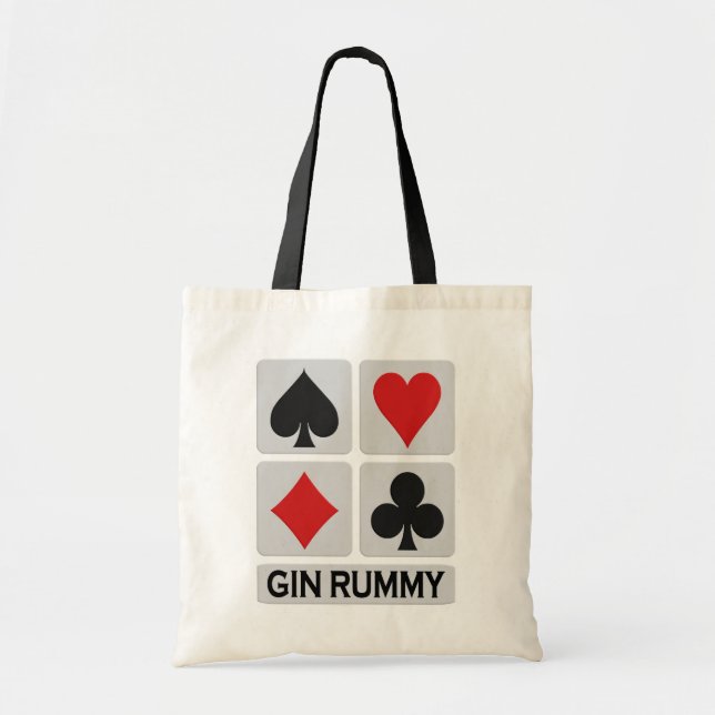 Gin Rummy bag - choose style & color (Front)