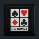Gin Rummy Player gift box<br><div class="desc">See my store for more gin rummy items.</div>