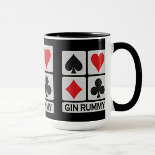 Gin Rummy Player mug - choose style & color