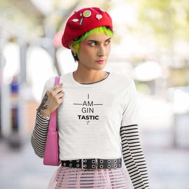 Gin Tastic Ladies V Neck T-Shirt  (Creator Uploaded)