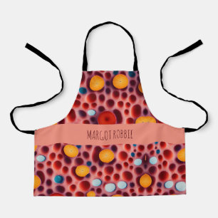 Gin Tonic Soda Watercolor Pattern Apron