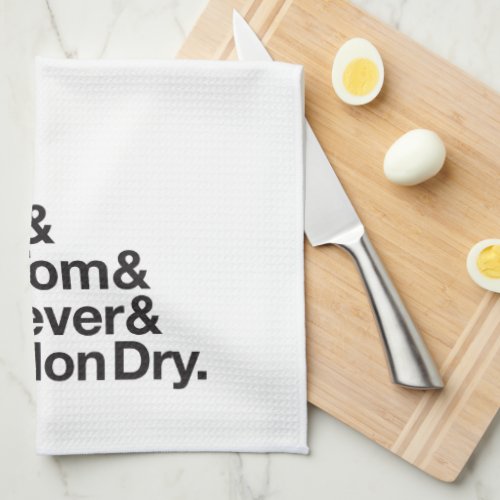 Gin Types Bar Towel