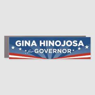 Gina Hinojosa for Texas Governor Bumper Car Magnet