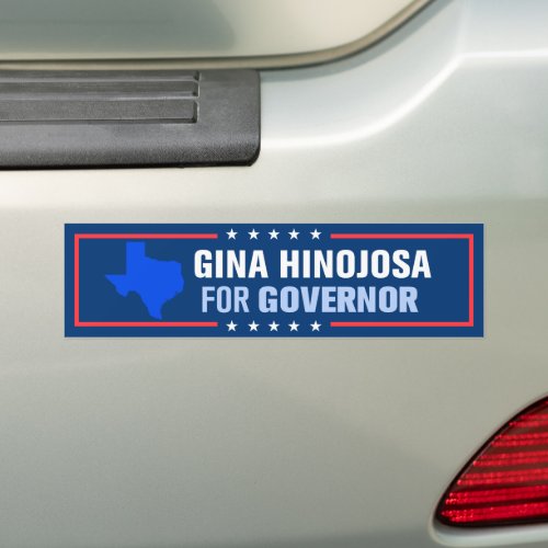 Gina Hinojosa for Texas Governor Bumper Sticker