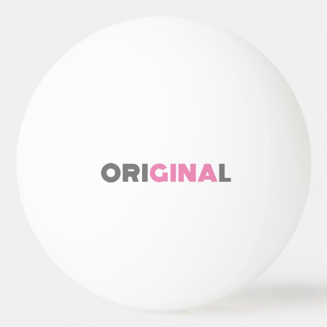 Gina Original Ping Pong Ball (Front)