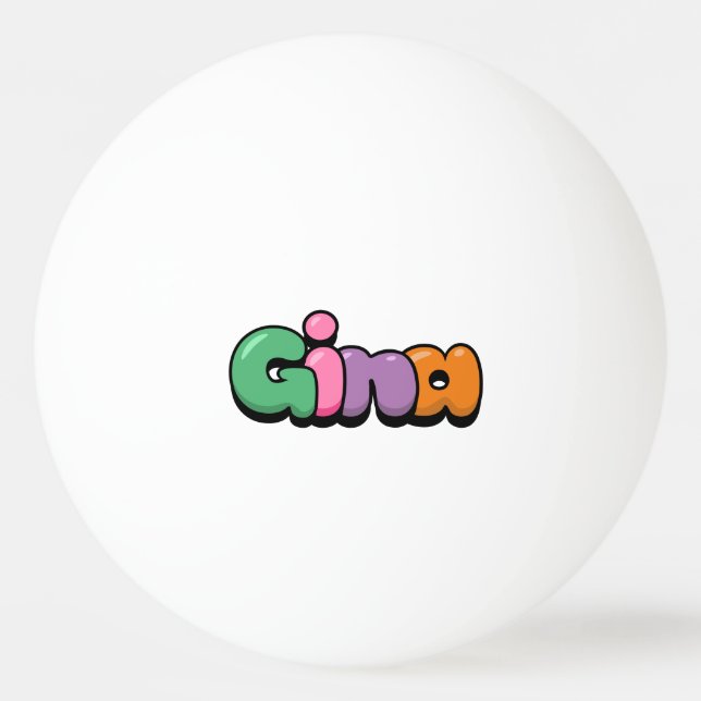 Gina Ping Pong Ball (Front)