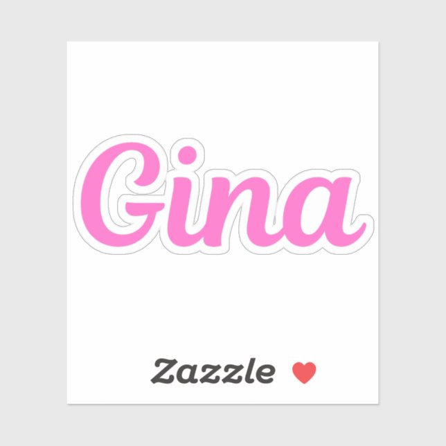 Gina Sticker (Sheet)