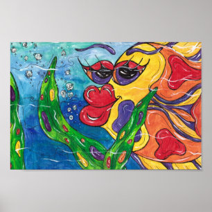 Gina the Goldfish Print