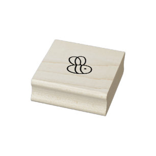 Gina's Bees 2 Rubber Stamp