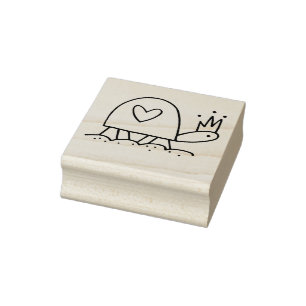 Gina's Turtle Rubber Stamp