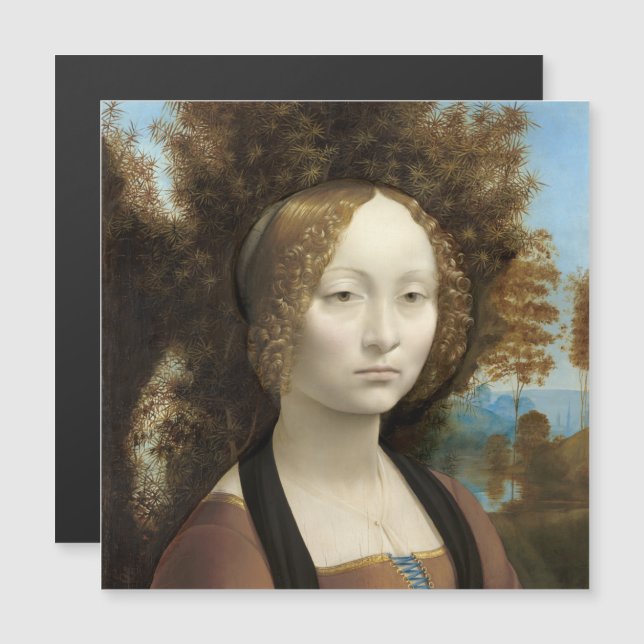 Ginevra de' Benci Leonardo da Vinci  (Front/Back)