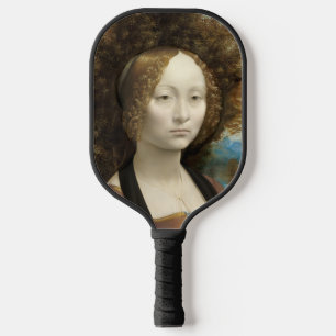 Ginevra de' Benci Leonardo da Vinci Pickleball Paddle