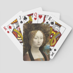 Ginevra de' Benci Leonardo da Vinci Poker Cards