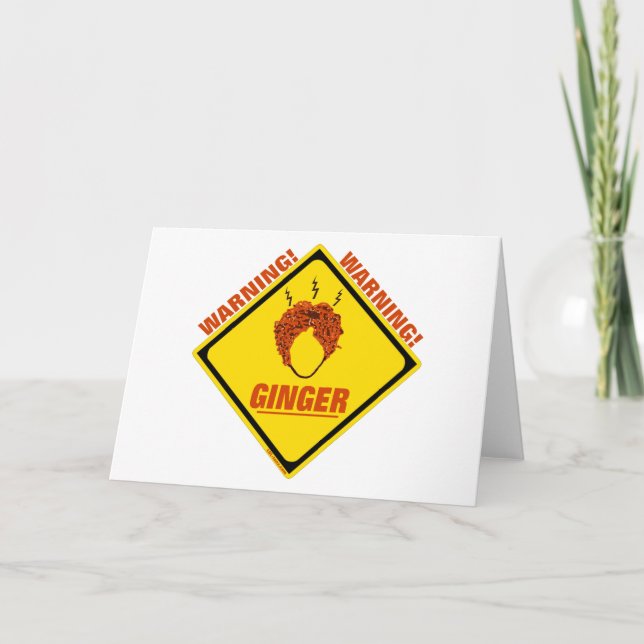 Ginger Alert! Card (Front)