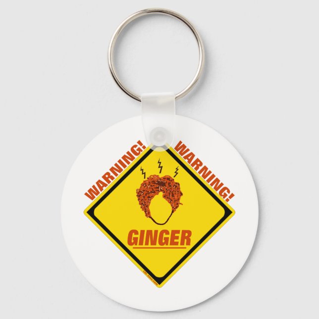Ginger Alert! Keychain (Front)