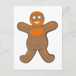 Ginger Bear Man Postcard