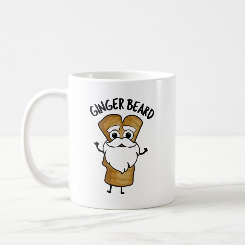 Ginger Beard Funny Gingerbread Food Pun  Coffee Mug