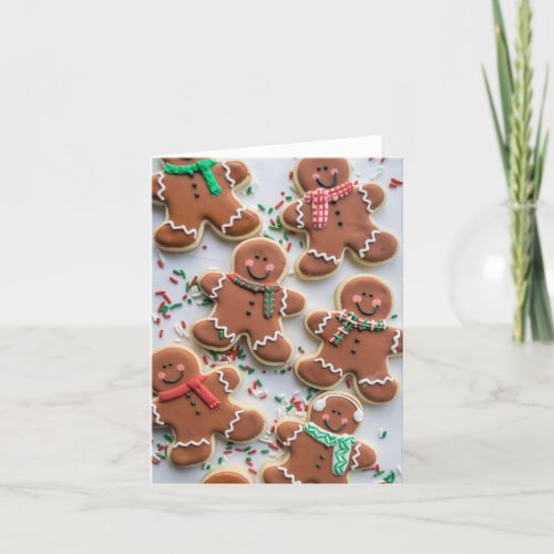 Ginger Bread Cookies  Holiday Card