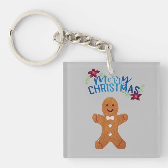 Ginger bread man Keyring (Front)